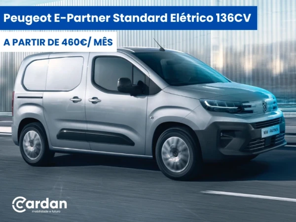campanha empresas Peugeot E-Partner Standard Elétrico 136CV cardan